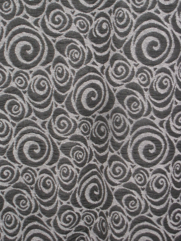 Spiralen schwarz-grau