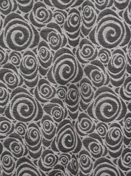 Spiralen schwarz-grau 